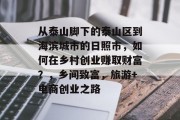 从泰山脚下的泰山区到海滨城市的日照市，如何在乡村创业赚取财富？，乡间致富，旅游+电商创业之路