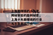 上海最赚钱的小生意,揭秘背后的盈利秘密,上海十大最赚钱的行业与小生意排行榜 上海最赚钱的小生意,揭秘背后的盈利秘密,上海十大最赚钱的行业与小生意排行榜