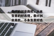 泰兴的创业商机，小本生意的好选择，泰兴创业商机，小本生意好选择