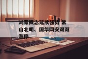 鸿蒙概念延续强势 常山北明、国华网安双双涨停
