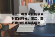 湛江,哪些项目能带来财富的曙光,湛江,潜力项目照亮财富曙光 湛江,哪些项目能带来财富的曙光,湛江,潜力项目照亮财富曙光