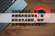 当前投资热点,如何选择赚钱的投资项目,当前投资热点解析,如何选择赚钱的投资项目