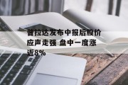 普拉达发布中报后股价应声走强 盘中一度涨近8% 普拉达发布中报后股价应声走强 盘中一度涨近8%