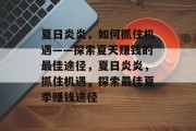 夏日炎炎,如何抓住机遇——探索夏天赚钱的最佳途径,夏日炎炎,抓住机遇,探索最佳夏季赚钱途径 夏日炎炎,如何抓住机遇——探索夏天赚钱的最佳途径,夏日炎炎,抓住机遇,探索最佳夏季赚钱途径