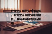合肥热门赚钱项目解析,合肥热门赚钱项目解析,探寻城市财富新机遇 合肥热门赚钱项目解析,合肥热门赚钱项目解析,探寻城市财富新机遇