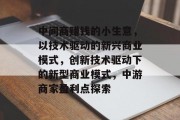 中间商赚钱的小生意,以技术驱动的新兴商业模式,创新技术驱动下的新型商业模式,中游商家盈利点探索