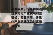 毛里求斯，探索如何通过多元化产业实现财富增长，毛里求斯，多元化产业驱动下的财富增长探索