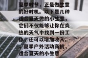 夏季时节,正是做生意的好时机。以下是几种适合夏天做的小生意,它们不仅能够让你在炎热的天气中找到一份工作,还可以增加收入。,夏季户外活动商机,适合夏天的小生意