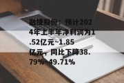 融捷股份:预计2024年上半年净利润为1.52亿元~1.85亿元,同比下降38.79%~49.71% 融捷股份:预计2024年上半年净利润为1.52亿元~1.85亿元,同比下降38.79%~49.71%