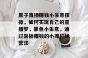 黑子直播赚钱小生意摆摊,如何实现自己的直播梦,黑色小生意,通过直播赚钱的小摊位经营法 黑子直播赚钱小生意摆摊,如何实现自己的直播梦,黑色小生意,通过直播赚钱的小摊位经营法