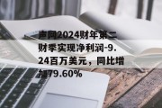 声网2024财年第二财季实现净利润-9.24百万美元,同比增加79.60% 声网2024财年第二财季实现净利润-9.24百万美元,同比增加79.60%