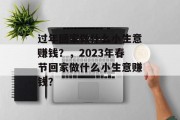 过年回家做什么小生意赚钱?,2023年春节回家做什么小生意赚钱? 过年回家做什么小生意赚钱?,2023年春节回家做什么小生意赚钱?