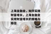 上海金融业，如何实现财富增长，上海金融业实现财富增长的策略与路径