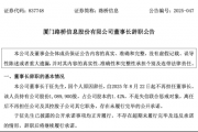 掌舵24年董事长突然请辞!路桥信息暂无接棒人,年内股价暴涨281%后何去何从?