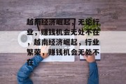 越南经济崛起，无论行业，赚钱机会无处不在，越南经济崛起，行业繁荣，赚钱机会无处不在