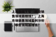 上海市场分析，哪些销售领域最赚钱？，上海市场销售领域盈利分析，哪些领域最赚钱？