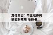 龙佰集团:华金证券调整盈利预测 增持-B