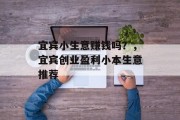 宜宾小生意赚钱吗?,宜宾创业盈利小本生意推荐 宜宾小生意赚钱吗?,宜宾创业盈利小本生意推荐
