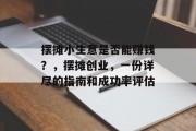 摆摊小生意是否能赚钱?,摆摊创业,一份详尽的指南和成功率评估