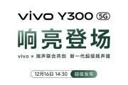vivo Y300官宣12月16日发布 超强外放超强续航