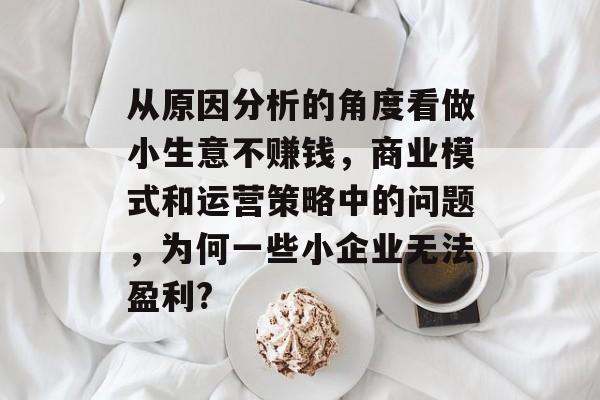 从原因分析的角度看做小生意不赚钱,商业模式和运营策略中的问题,为何一些小企业无法盈利? 从原因分析的角度看做小生意不赚钱,商业模式和运营策略中的问题,为何一些小企业无法盈利?