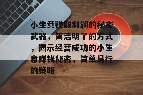 小生意赚取利润的秘密武器,简洁明了的方式,揭示经营成功的小生意赚钱秘密,简单易行的策略 小生意赚取利润的秘密武器,简洁明了的方式,揭示经营成功的小生意赚钱秘密,简单易行的策略
