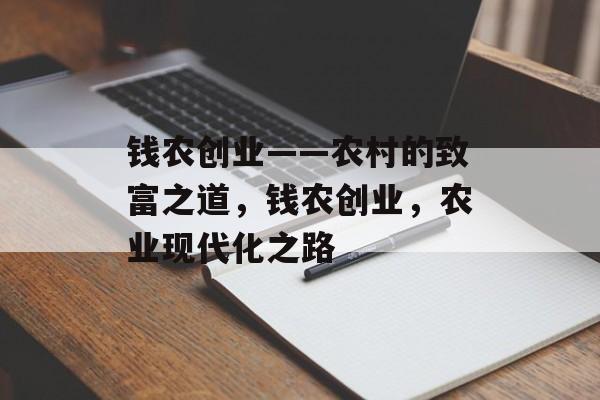 钱农创业——农村的致富之道,钱农创业,农业现代化之路 钱农创业——农村的致富之道,钱农创业,农业现代化之路
