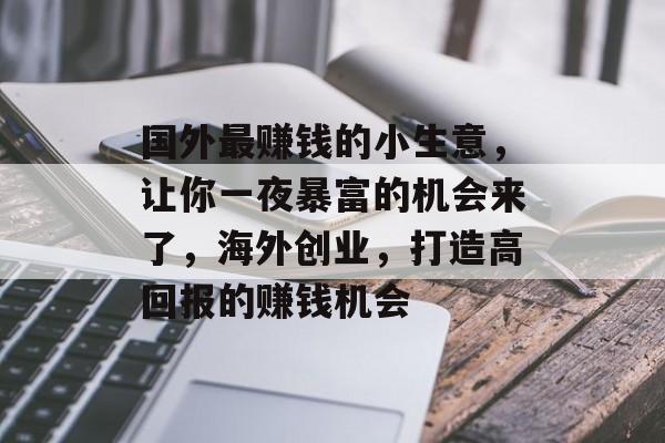 国外最赚钱的小生意,让你一夜暴富的机会来了,海外创业,打造高回报的赚钱机会 国外最赚钱的小生意,让你一夜暴富的机会来了,海外创业,打造高回报的赚钱机会