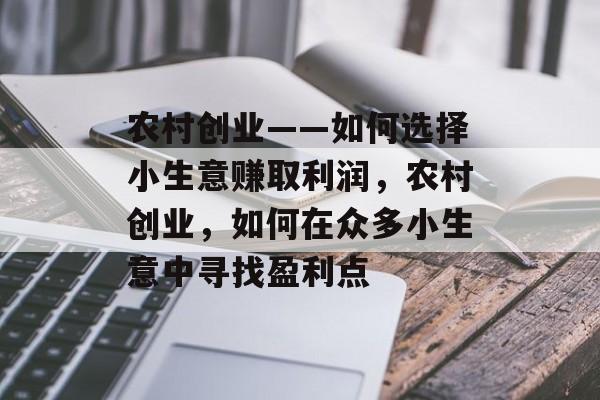 农村创业——如何选择小生意赚取利润,农村创业,如何在众多小生意中寻找盈利点 农村创业——如何选择小生意赚取利润,农村创业,如何在众多小生意中寻找盈利点