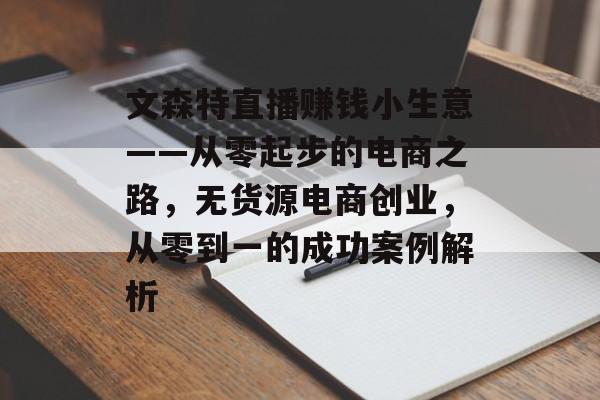 文森特直播赚钱小生意——从零起步的电商之路,无货源电商创业,从零到一的成功案例解析 文森特直播赚钱小生意——从零起步的电商之路,无货源电商创业,从零到一的成功案例解析
